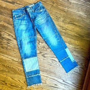 AG Adriano Goldschmied Ex Boyfriend Slouchy Slim Jeans 25R EUC